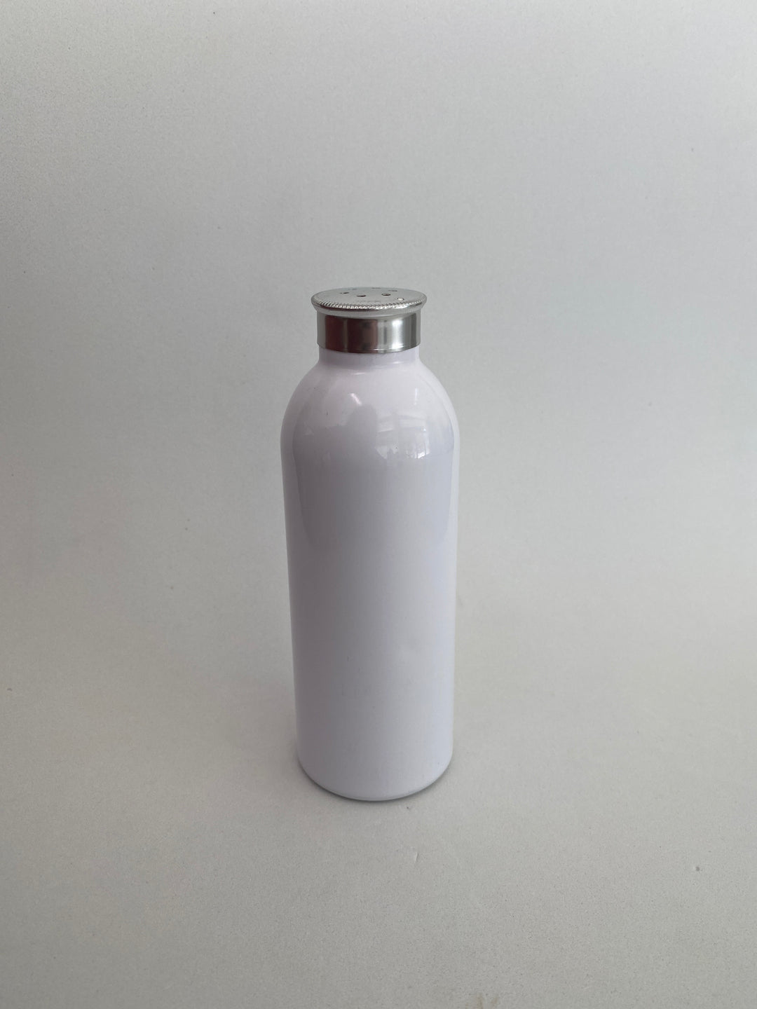 Frasco Cosmético de Alumínio Branco – 100 ml ***