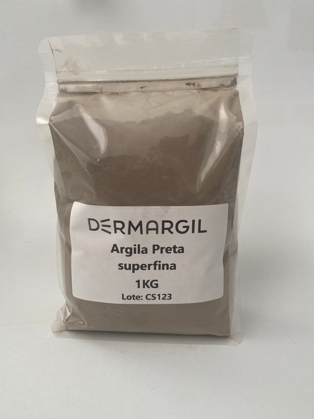 Argila Preta Superfina em Pó.