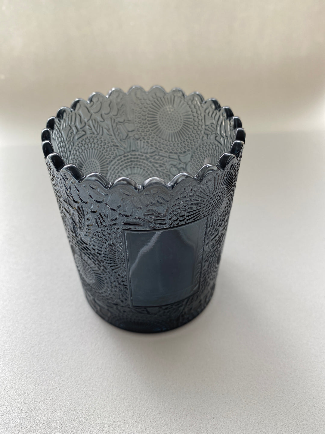 Boião de Vidro para Velas Relevo ***