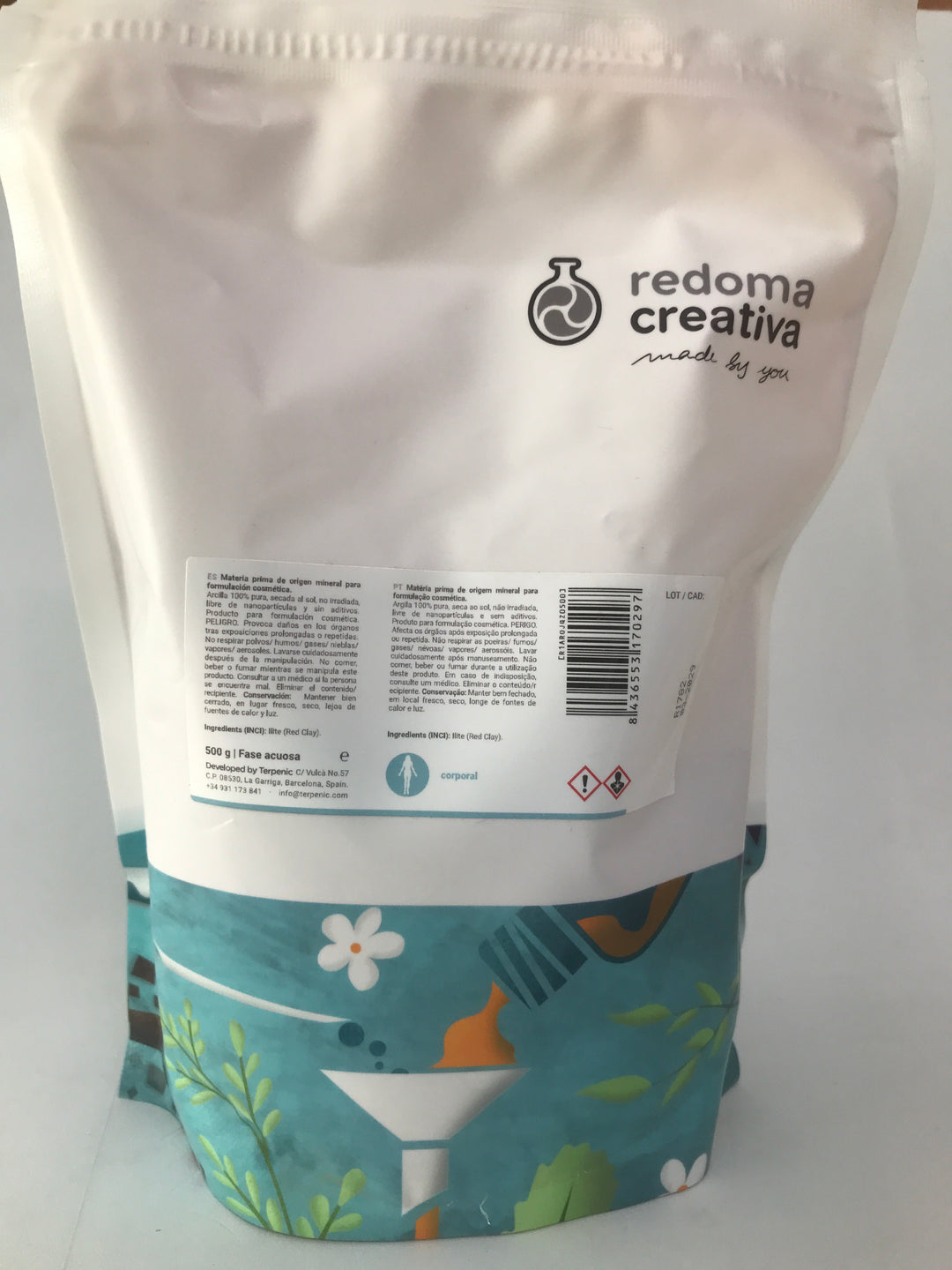 Argila vermelha 500gr