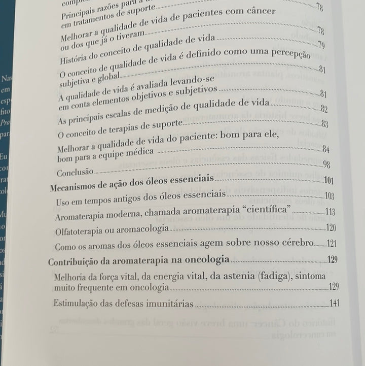 Essential oils and cancer book