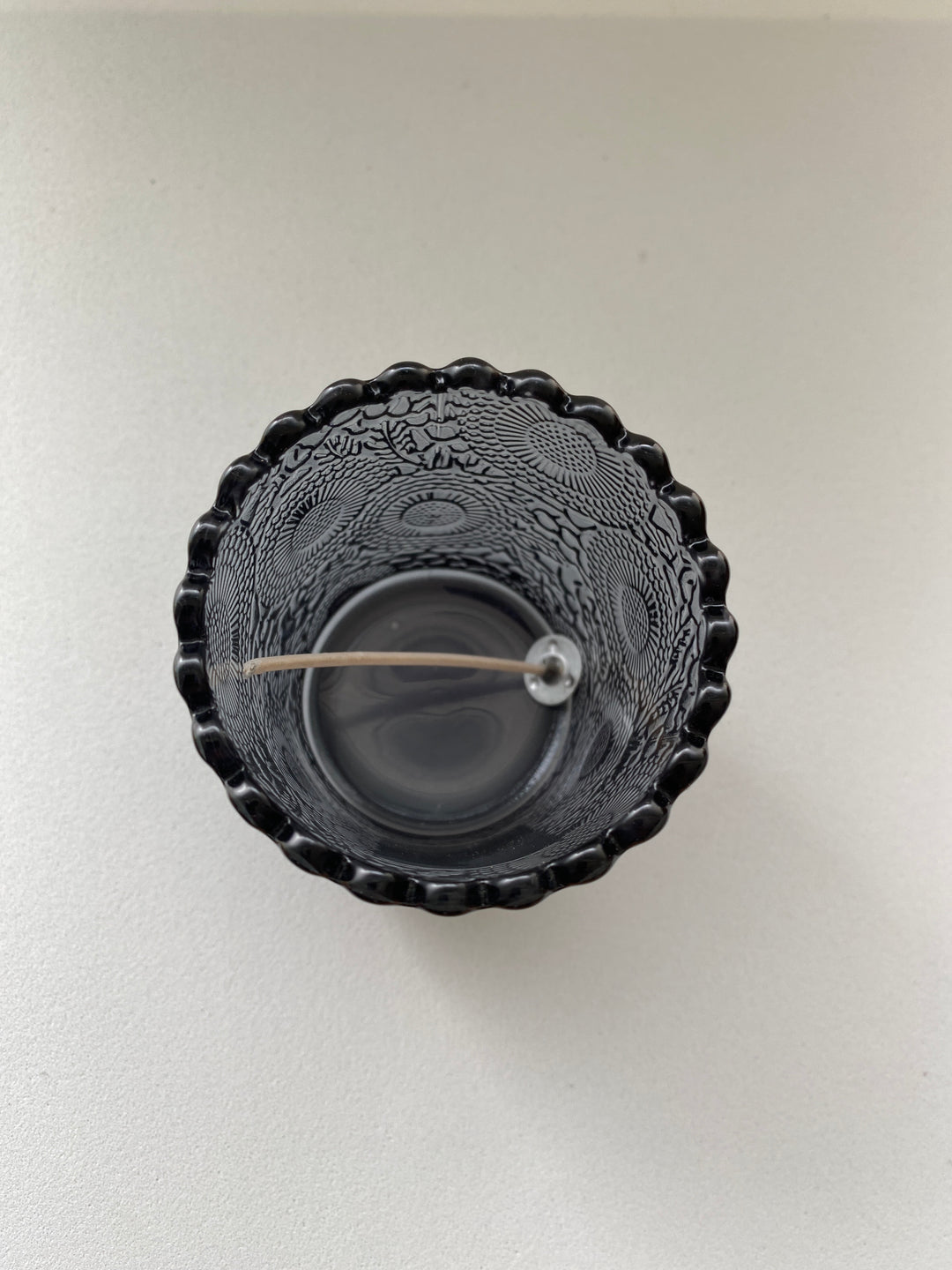 Boião de Vidro para Velas Relevo ***