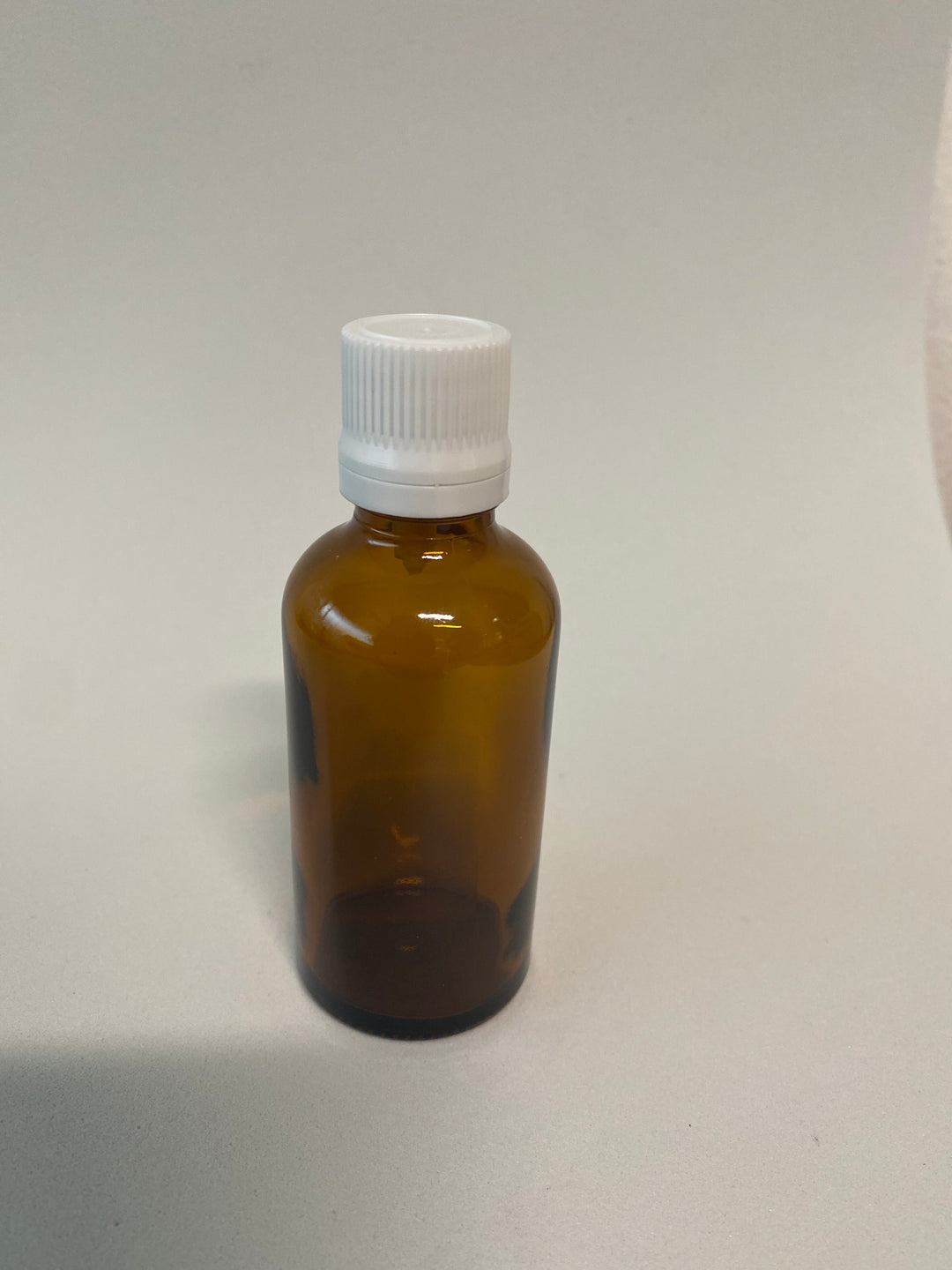 Frasco 50ml Vidro Ambar conta-gotas.