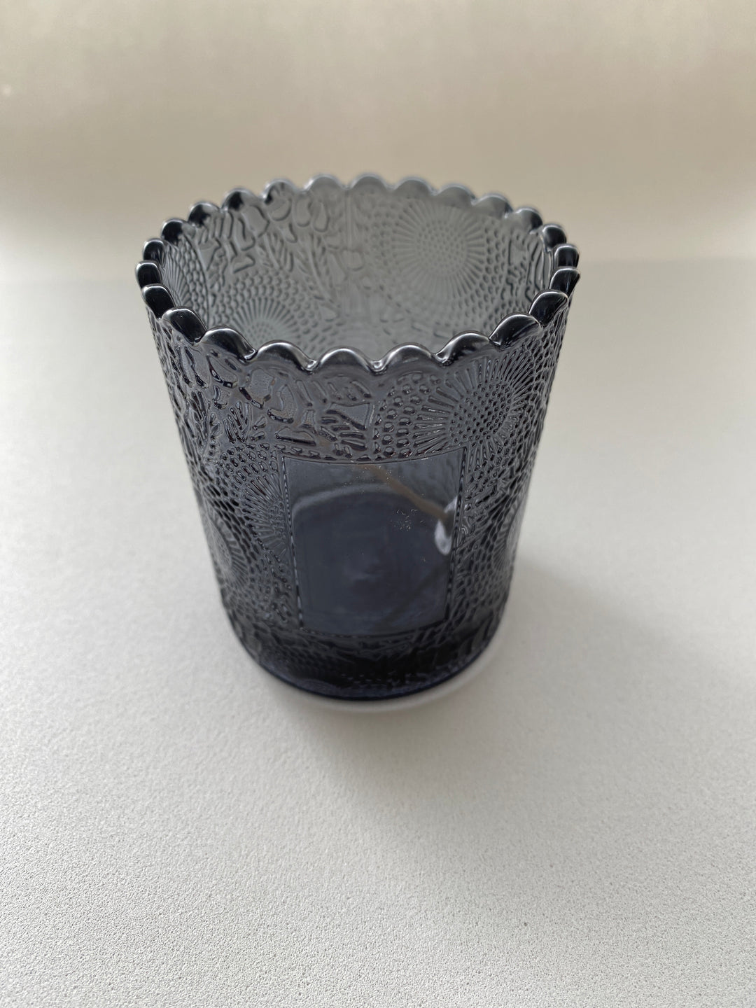 Boião de Vidro para Velas Relevo ***