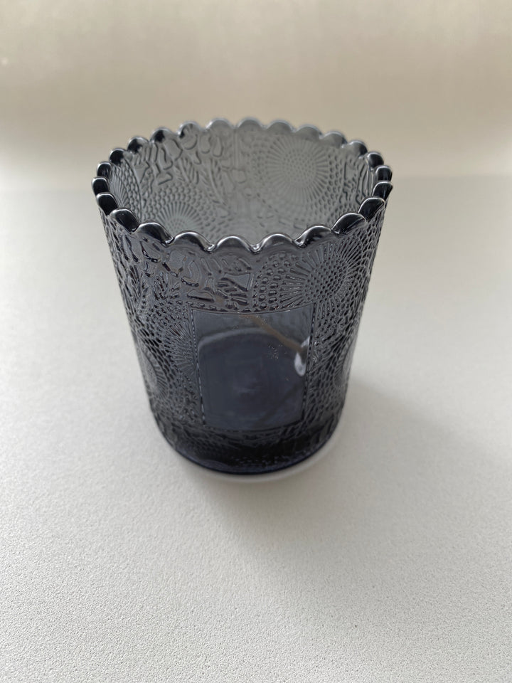 Boião de Vidro para Velas Relevo ***