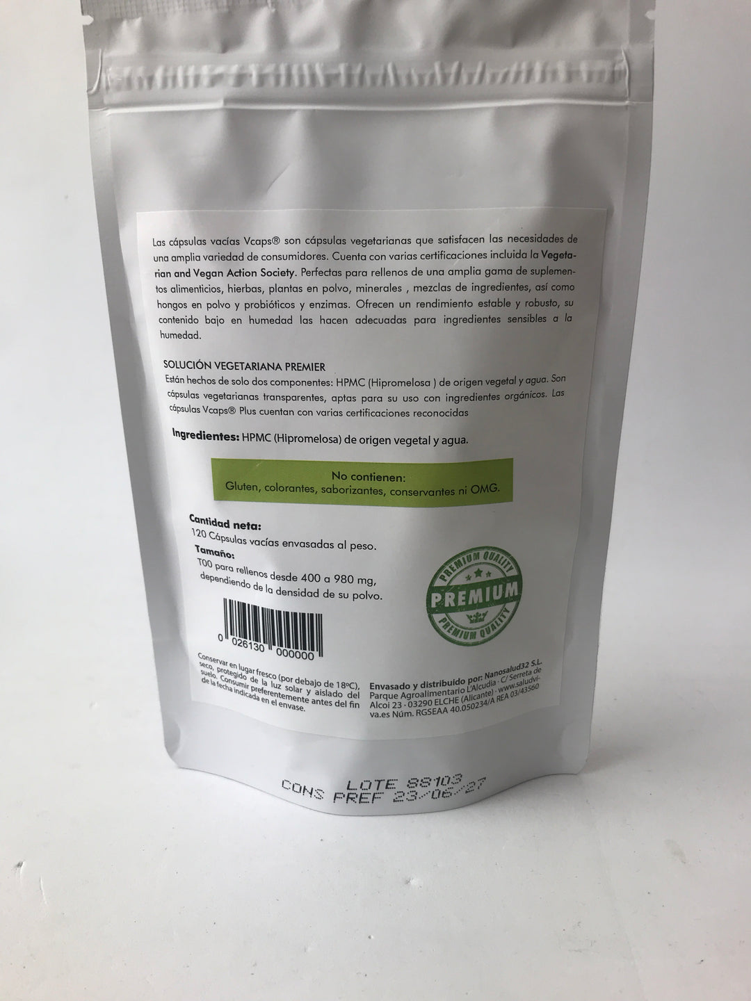 Cápsulas para óleos essenciais | vazias