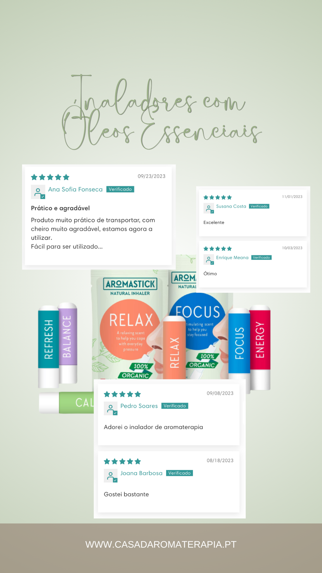 Aromatherapy Inhaler (ready to use)