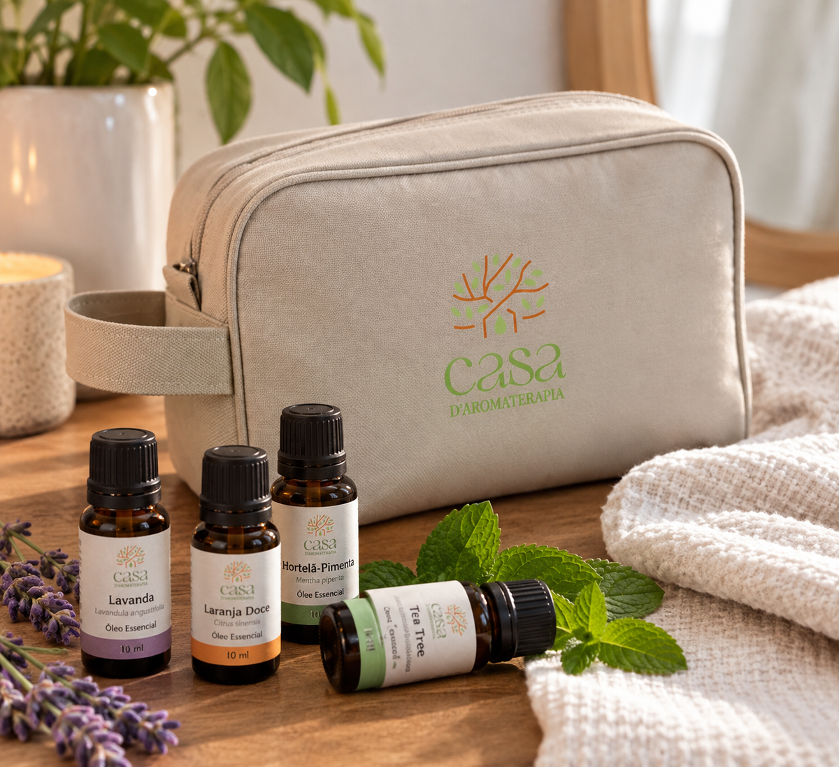 Bolsa para Óleos Essenciais | Casa d’Aromaterapia