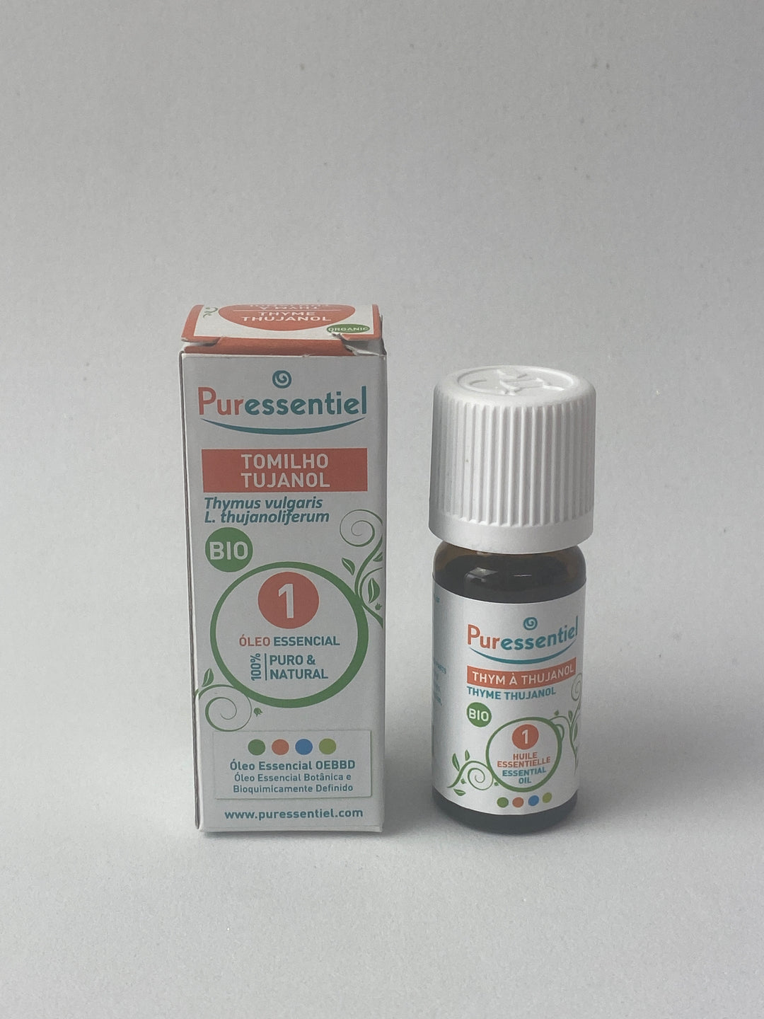 Óleo Essencial de Tomilho QT. Tujanol 5ml bio |  Thymus vulgaris.