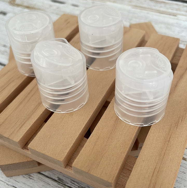 Pack 4 tampas push 20mm ***