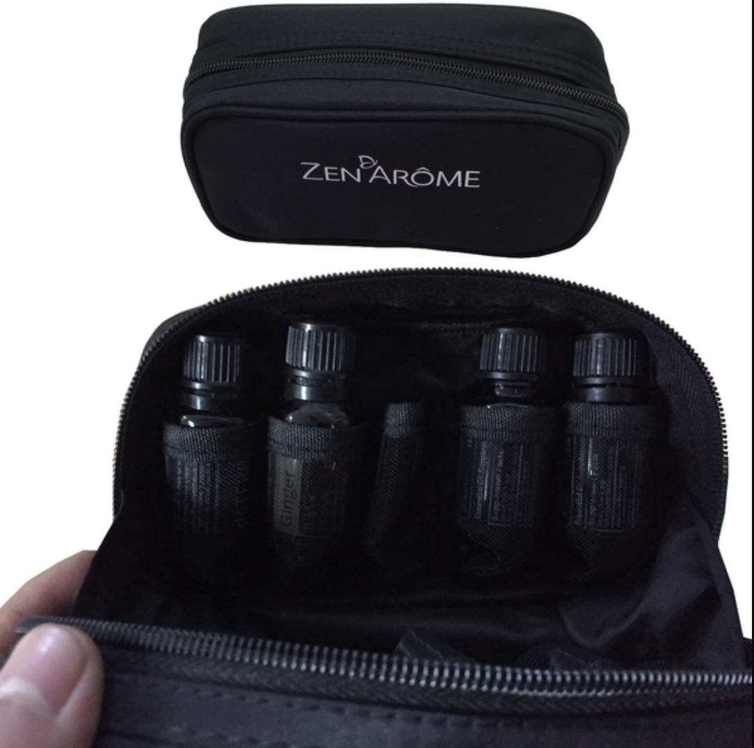 Bolsa para transporte 10 óleos essenciais.