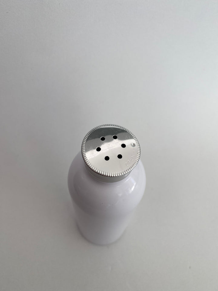 Frasco Cosmético de Alumínio Branco – 100 ml ***