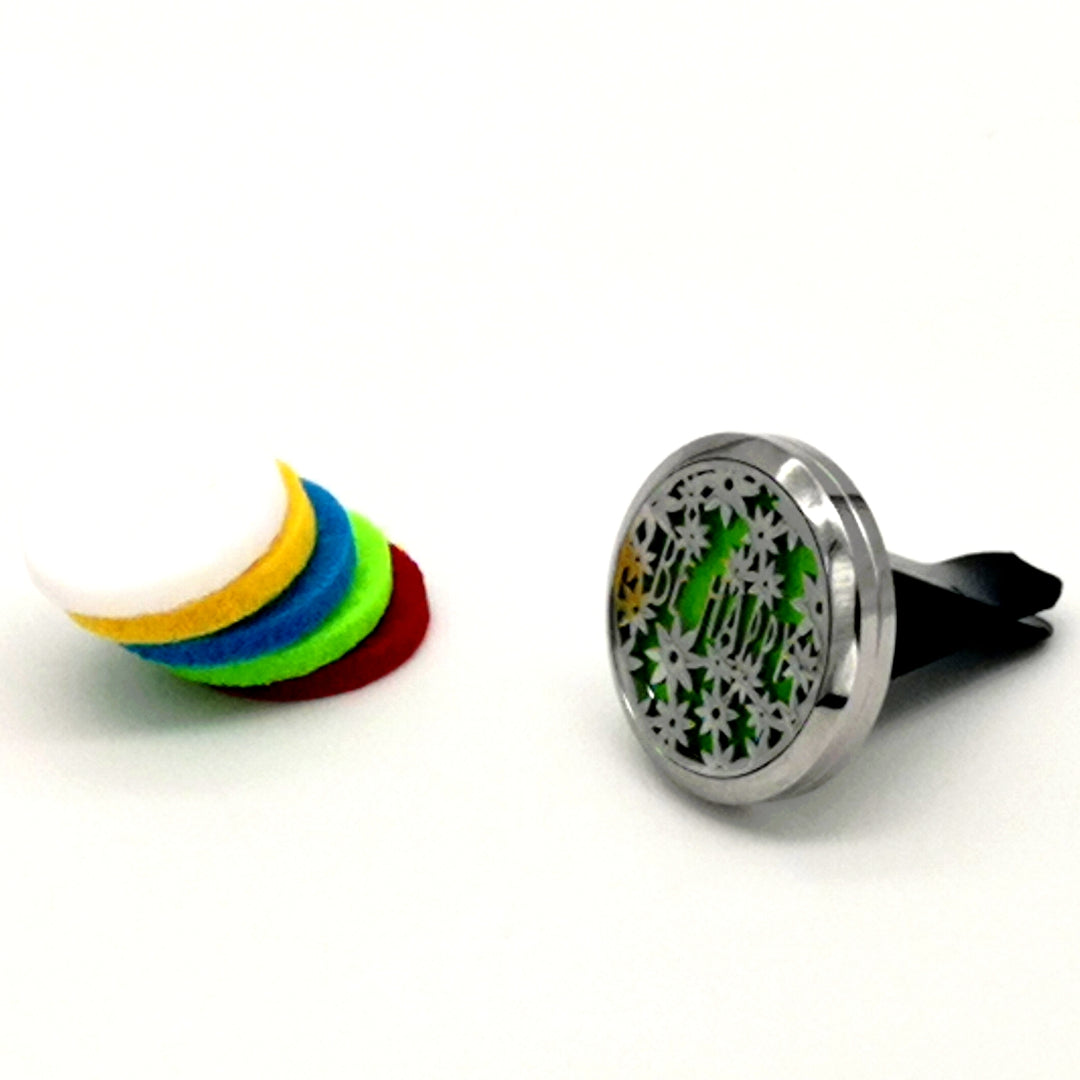 Difusor de Carro para Óleos Essenciais | Felicidade