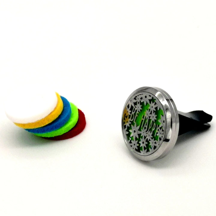 Difusor de Carro para Óleos Essenciais | Felicidade