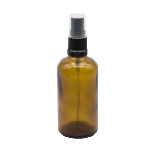 Amber Glass Spray Bottle 100ml