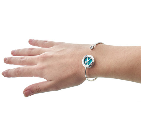 Pulseira Aromática para Óleos Essenciais | Amor Próprio - 20mm.