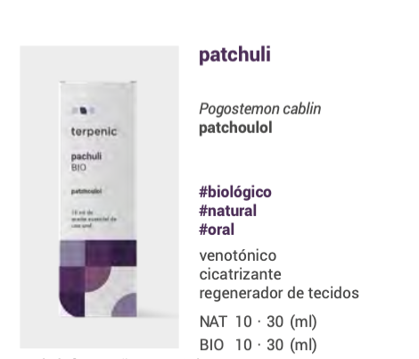 Óleo Essencial de Patchouli 10ml bio | Pogostemon cablin