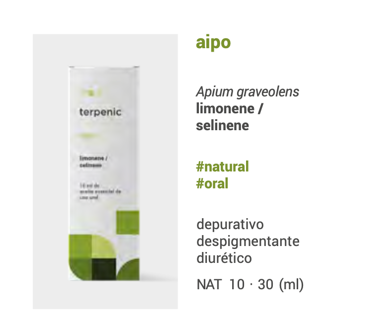 Óleo Essencial Aipo | Apium graveolens | 10ml %