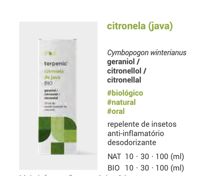 Essential Oil Citronella Java 10ml 🌿 bio | Cymbopogon winterianus