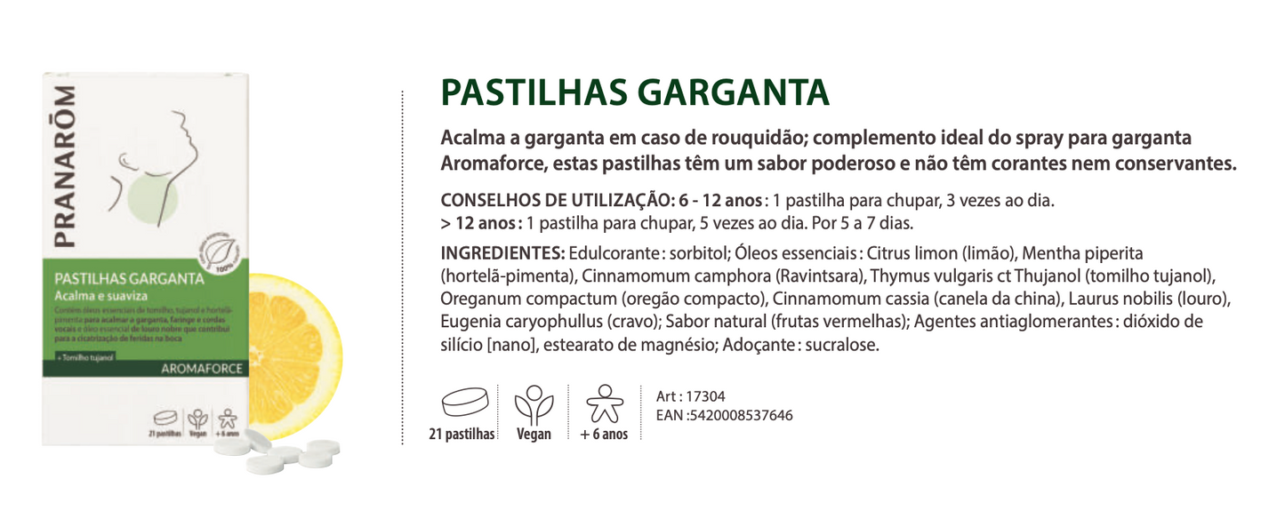 Pastilhas Suavizantes 21pasti. (bio)