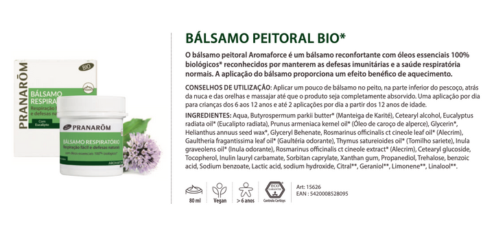 Respiratory Balm 80ml (bio)