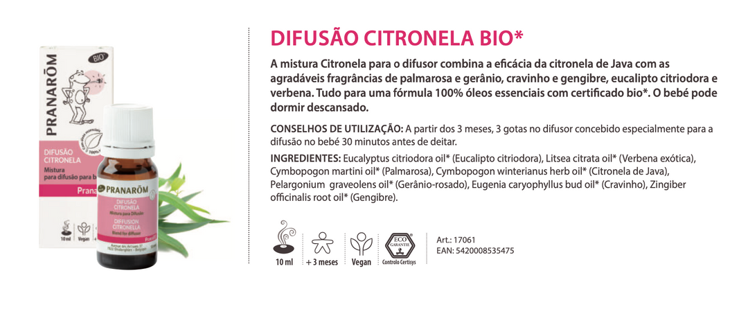 Repellent Diffusion 10ml (bio) for babies