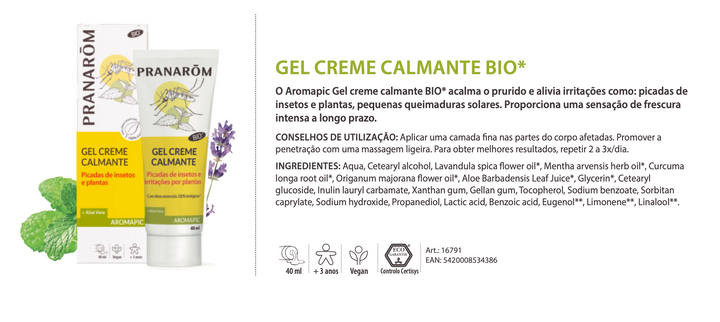 Stings Soothing gel-cream 40ml (bio)