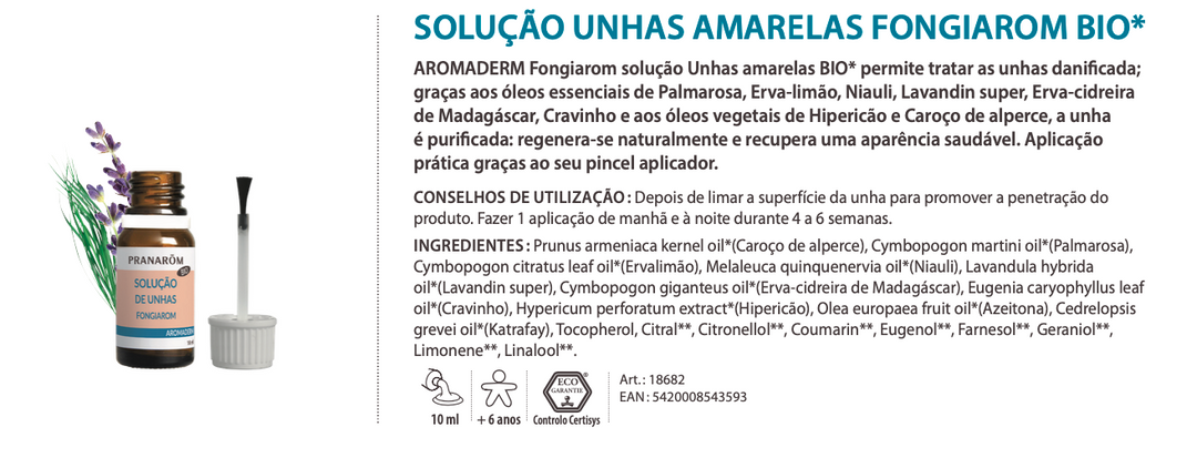 Verniz unhas amarelas | Fongiarom