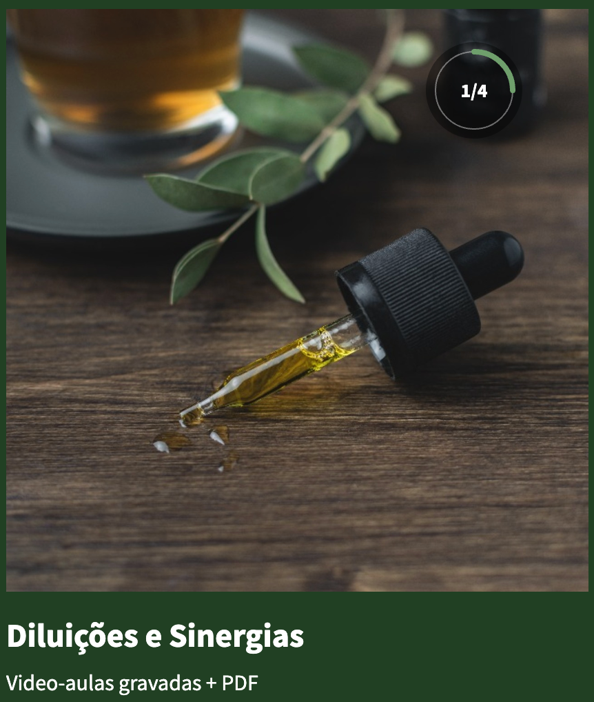 Video-aulas | Diluições e Sinergias | acesso digital