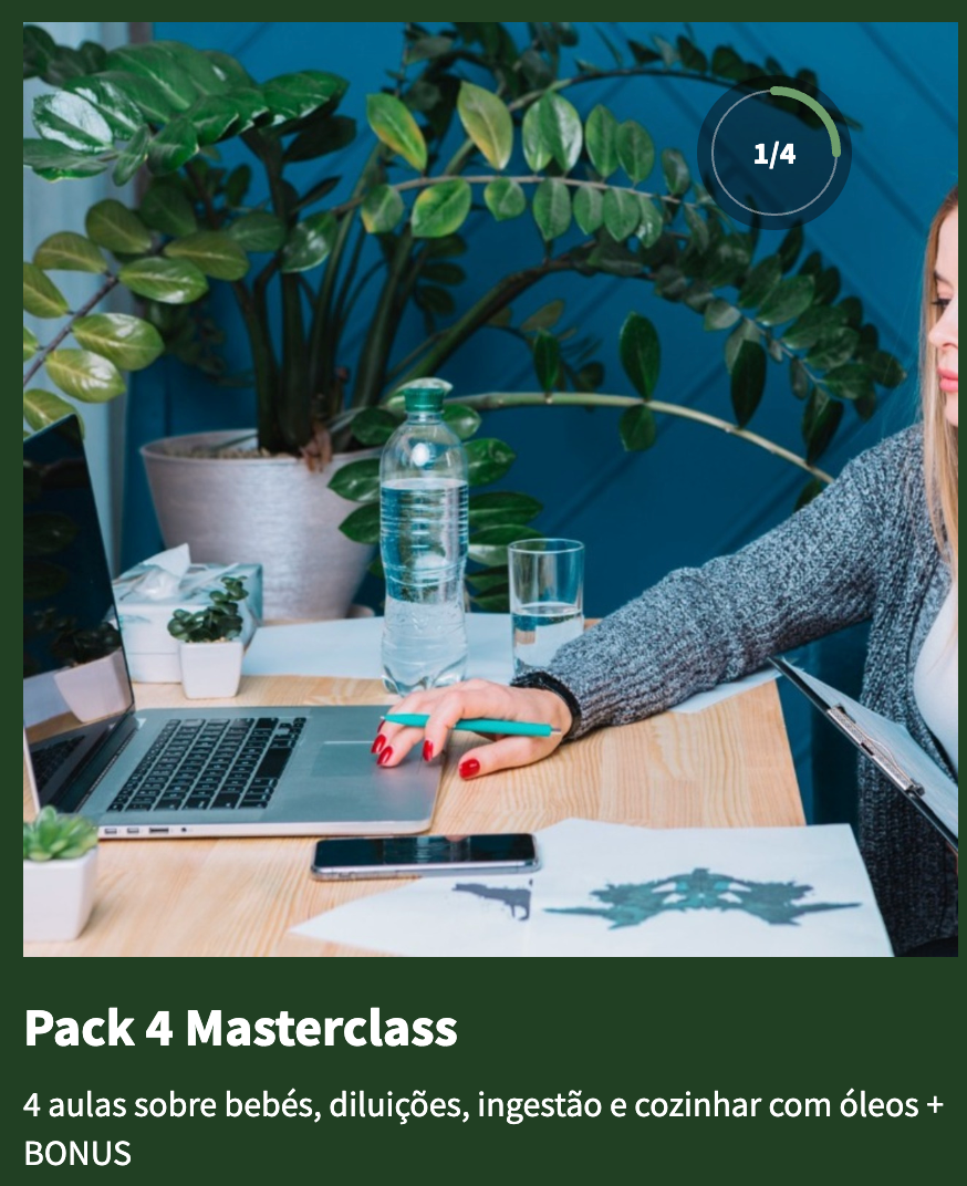 Video-aulas | 4 Aulas Masterclass | acesso digital