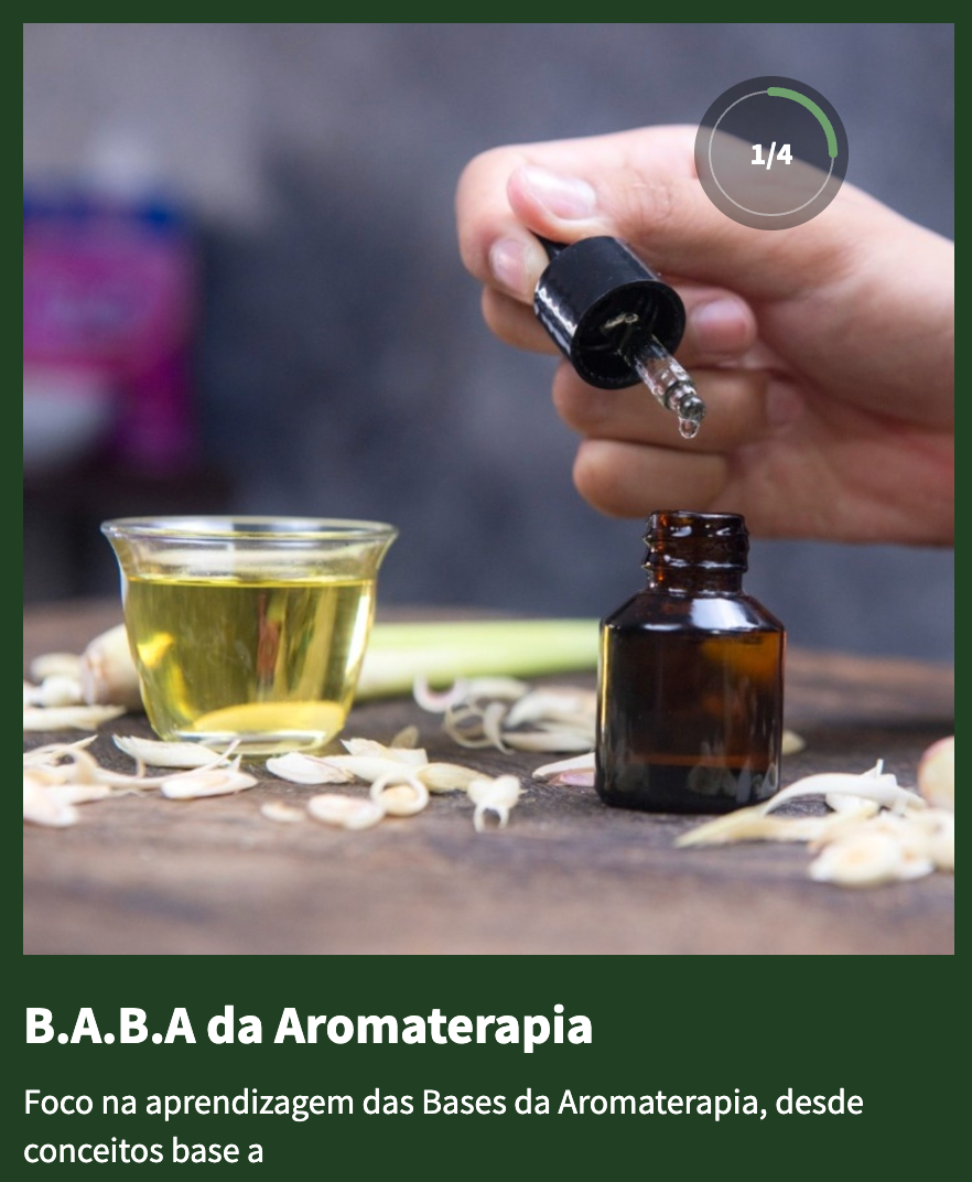 Curso | B.A.BA. da Aromaterapia | acesso digital