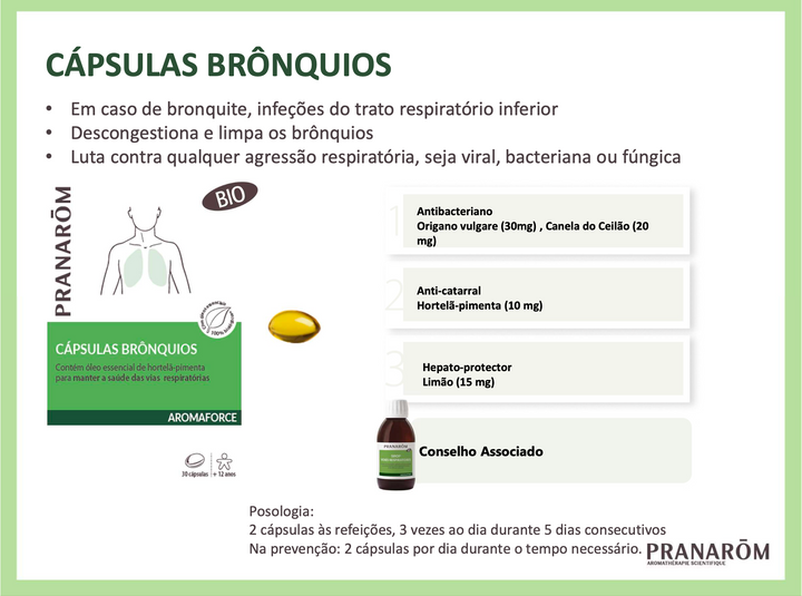 Cápsulas Brônquios bio