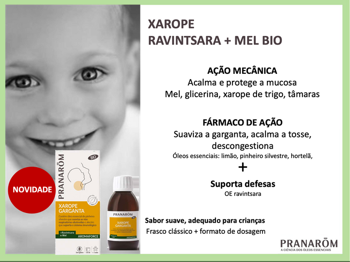 Xarope Ravintsara + Mel BIO.