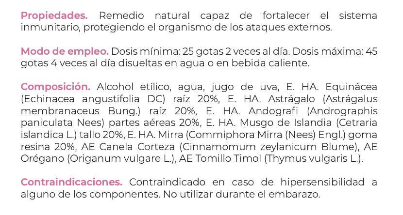 Suplemento natural - Sistema imunitário | Influvin ***