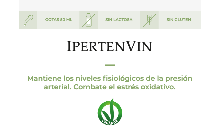 Suplemento Natural - Pressão Arterial | IPERTENVIN 50ML ***