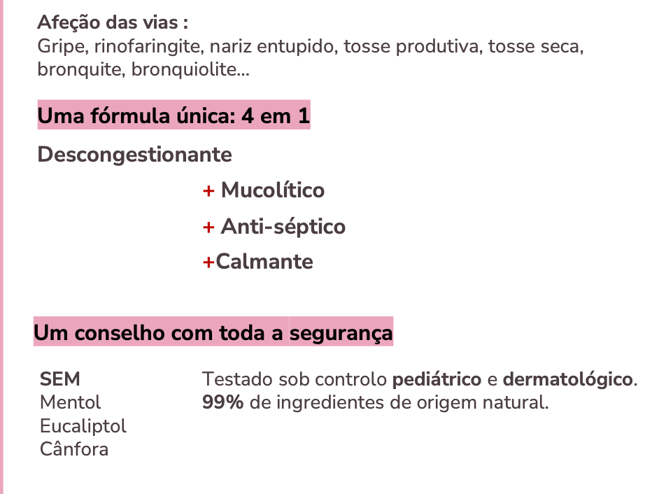 Solução Natural Bébé 40ml bio | Bálsamo Tosses e Ranhocas