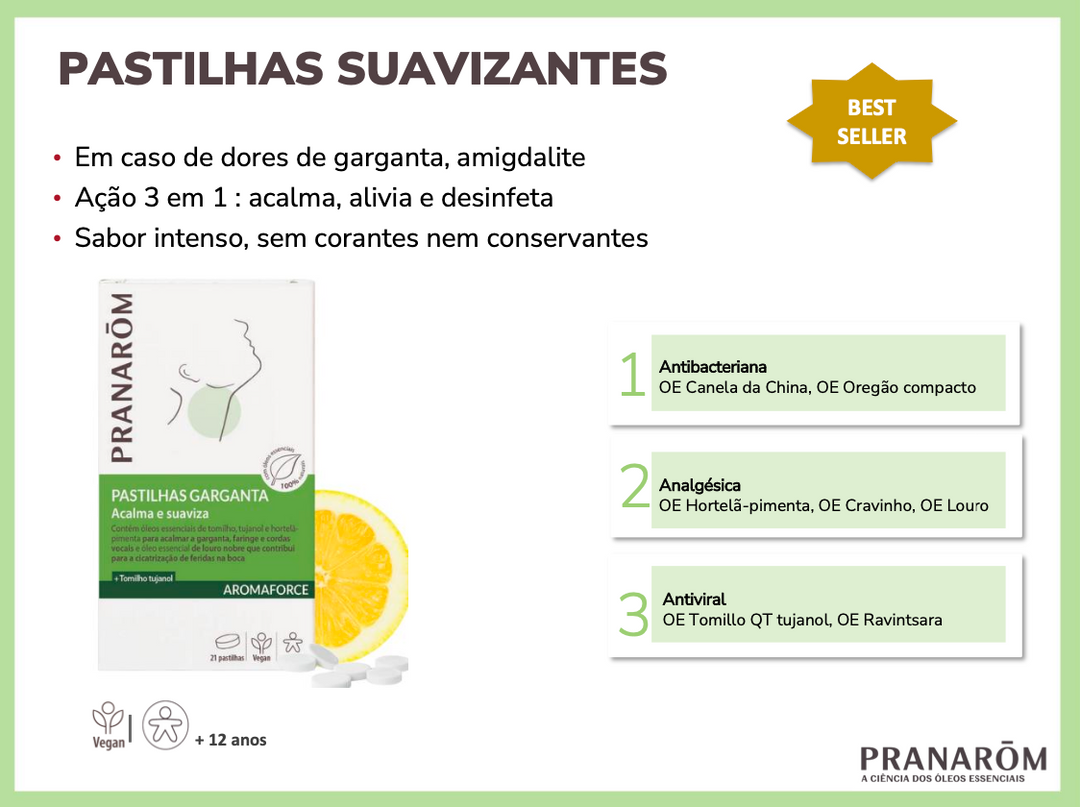 Pastilhas Suavizantes 21pasti. (bio) (Validade 12/25)