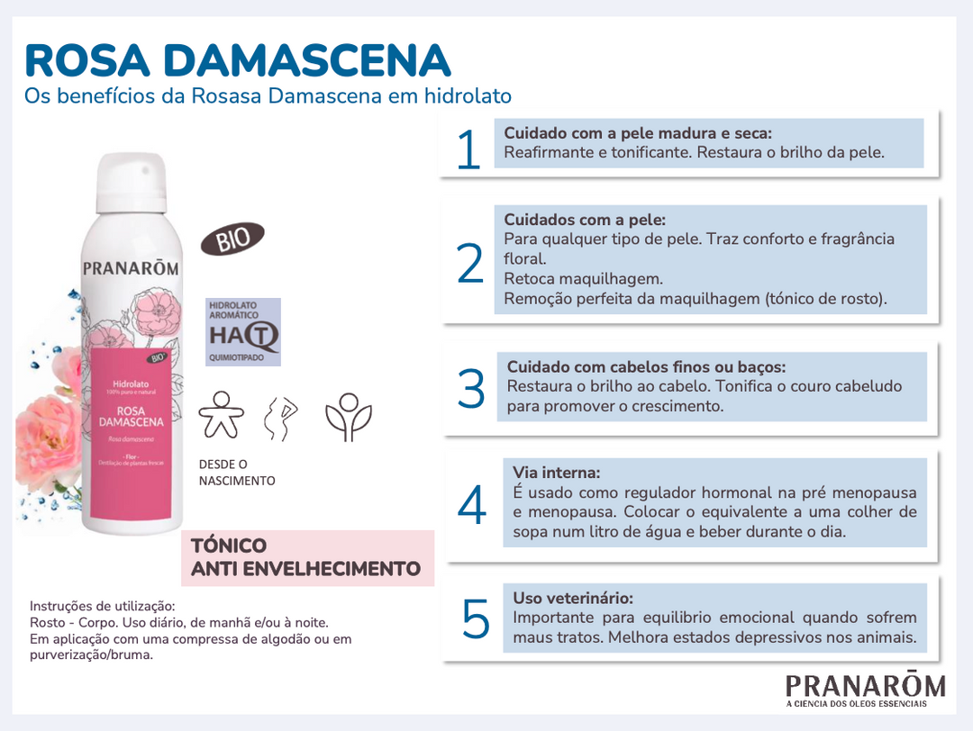 Hidrolato de Rosa | Spray 150ml