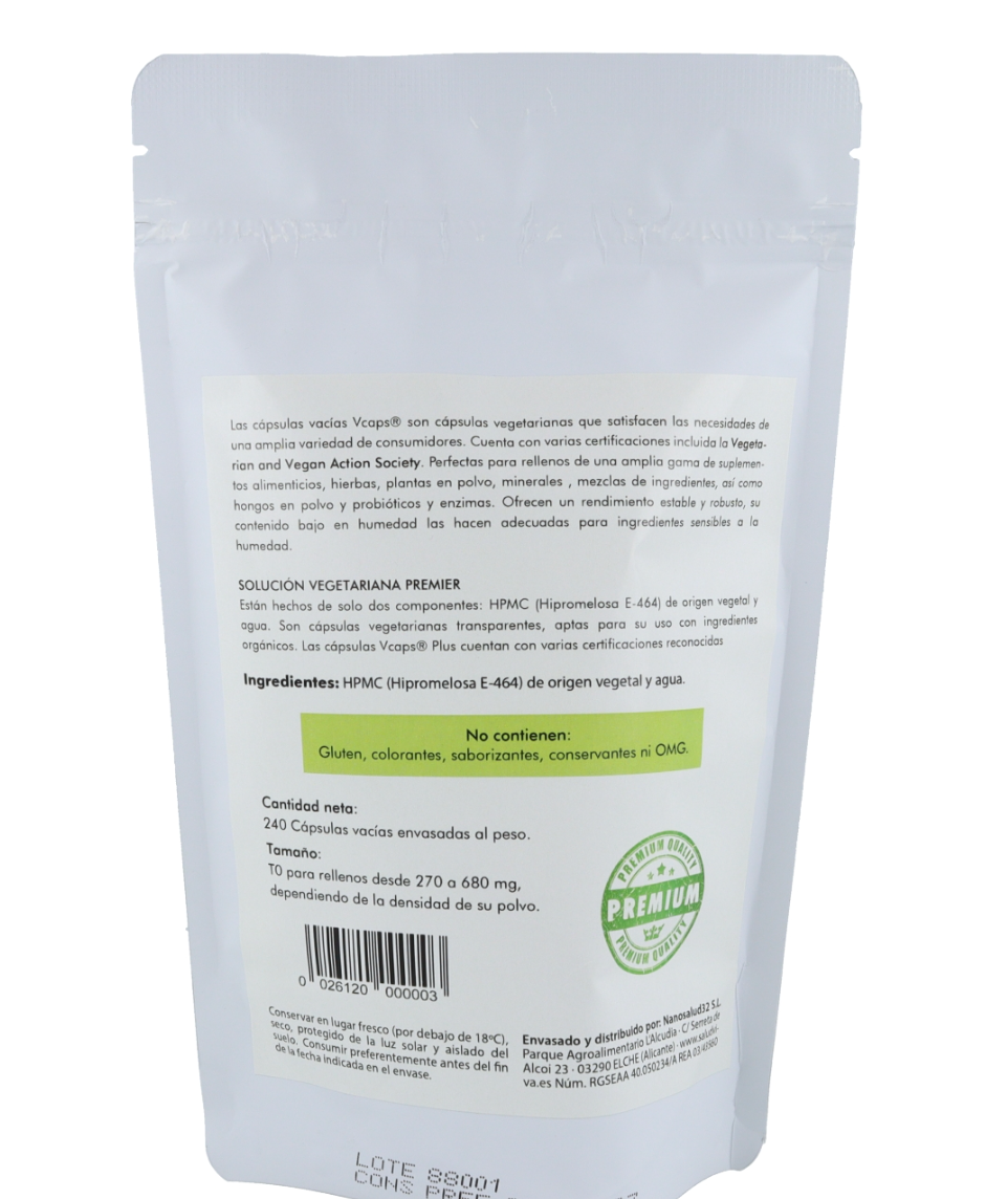 Cápsulas para óleos essenciais | vazias