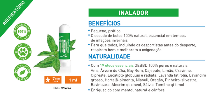 Inalador Respiratório %