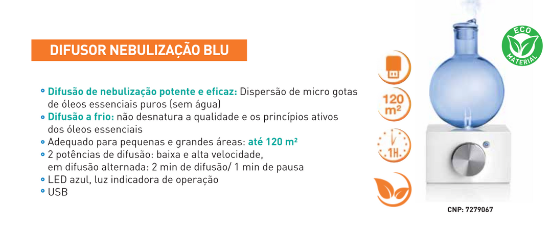 Difusor de Nebulização Blu.