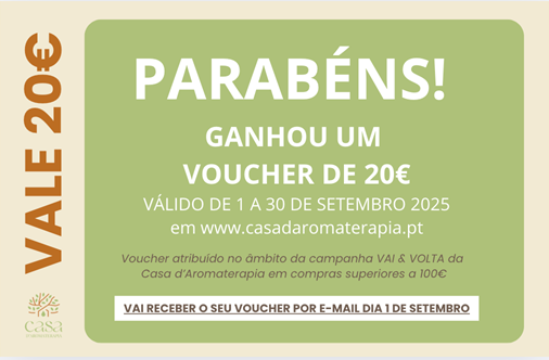 Vai e Volta - Compre 100€ e receba 20€