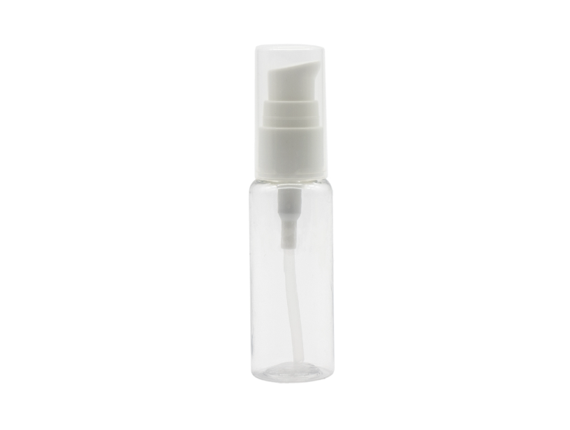 Frasco creme | Transparente e Branco 30ml.