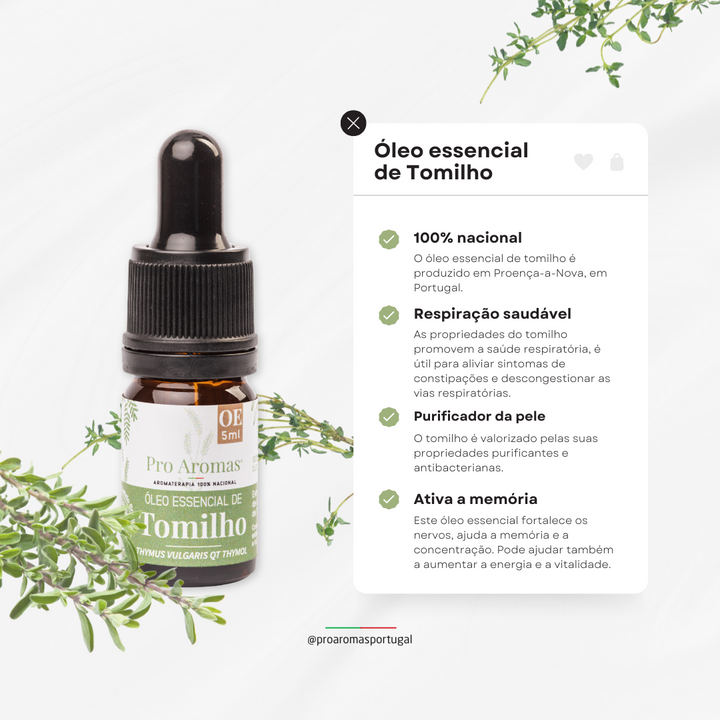 Thyme Essential Oil QT thymol PT BIO