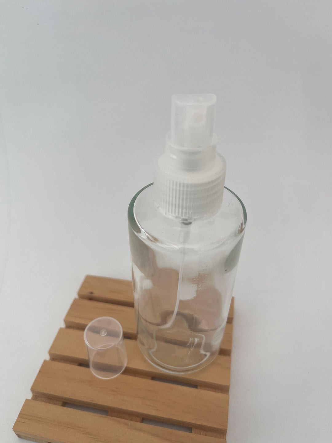 Frasco 125ml de Vidro Transparente com Bomba Spray .