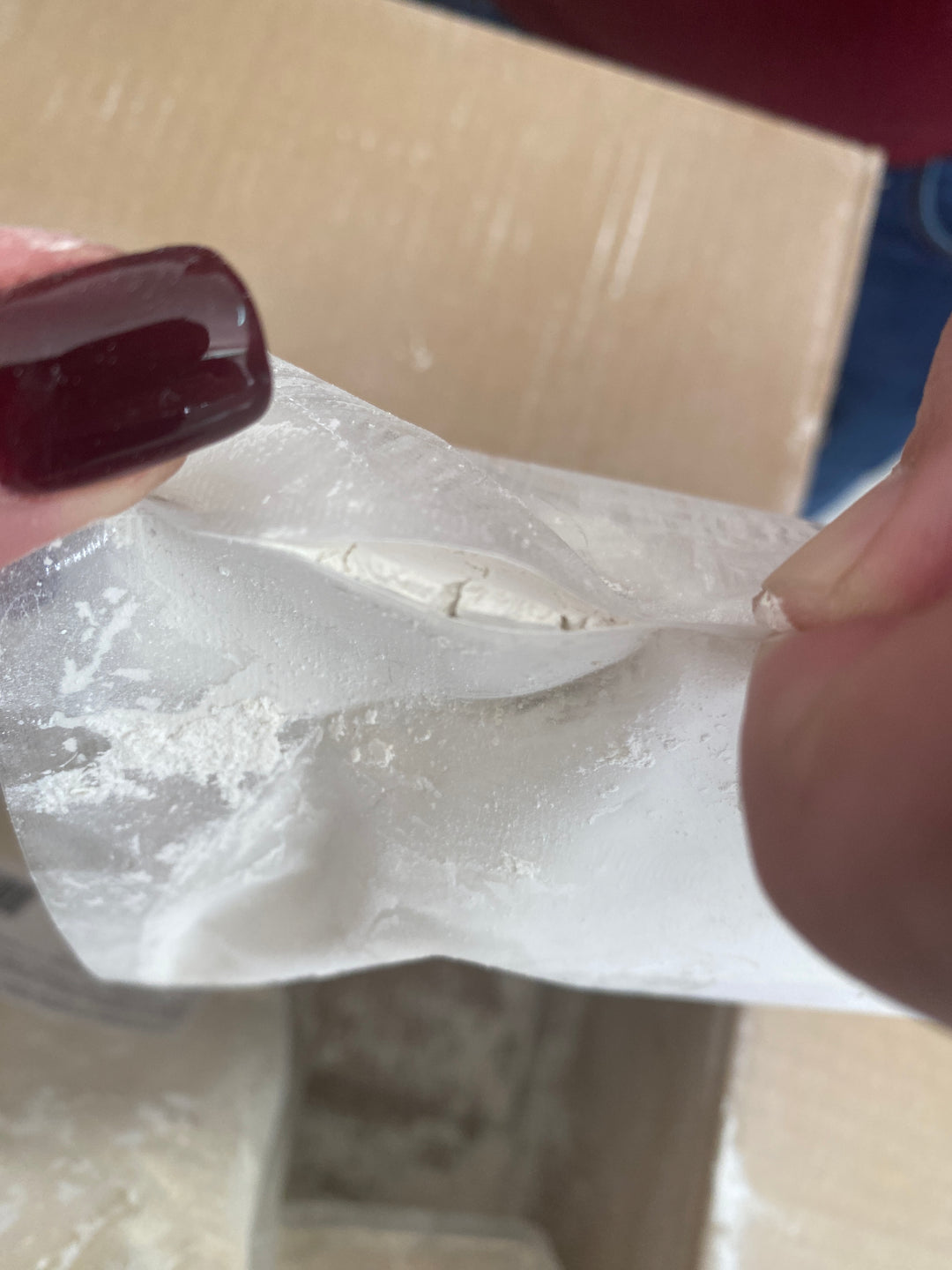 Argila Branca Superfina em Pó 1kg.