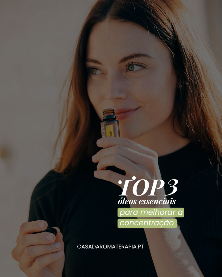 Top 3 Óleos Essenciais para Concentração