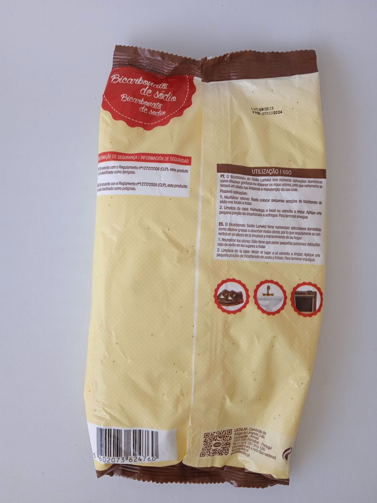 Bicarbonato de Sódio (limpezas) 1kg