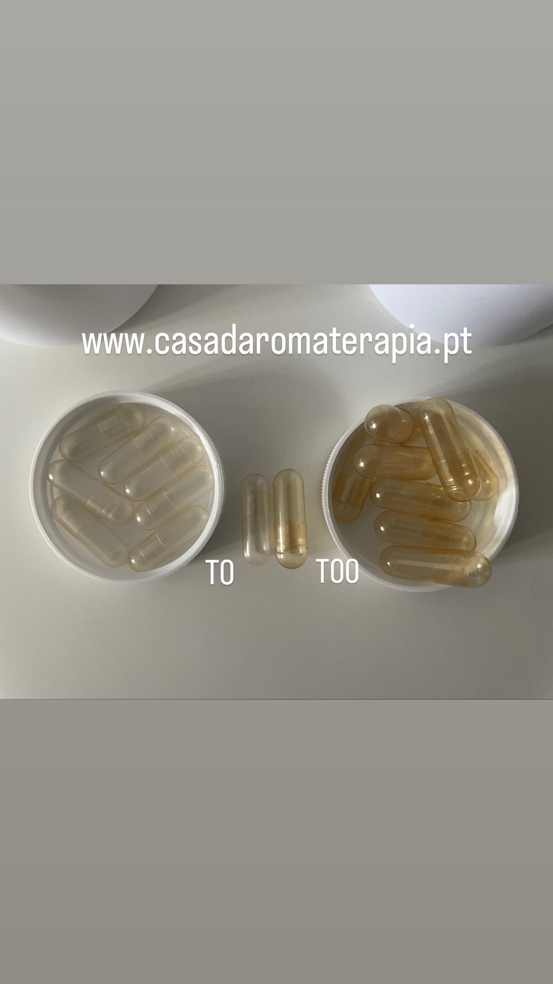 Cápsulas para óleos essenciais | vazias