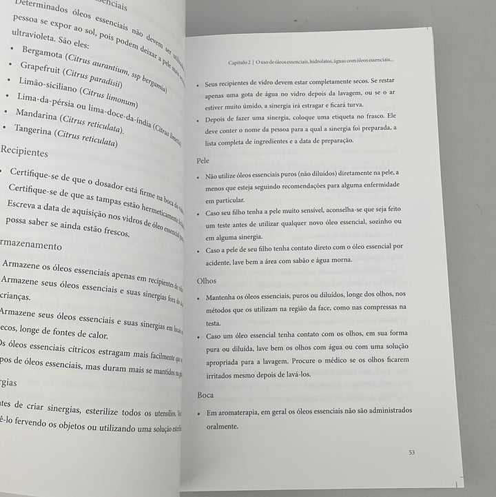 Livre sur l'aromathérapie pour des enfants en bonne santé